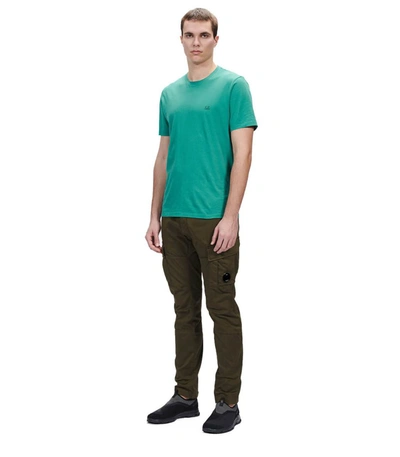 Shop C.p. Company Cargo Stretch Sateen Lens Military Green Trousers