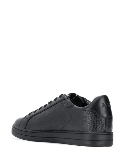 Shop Michael Kors Keating Lace Up Sneakers Shoes In Black