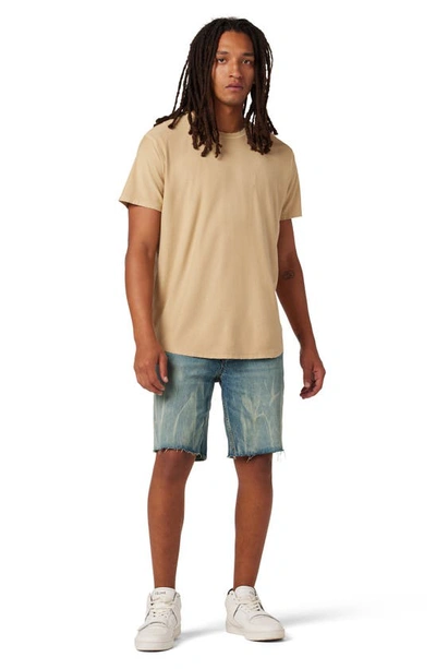 Shop Hudson Jeans Kirk Raw Hem Denim Shorts In Extracted Villa