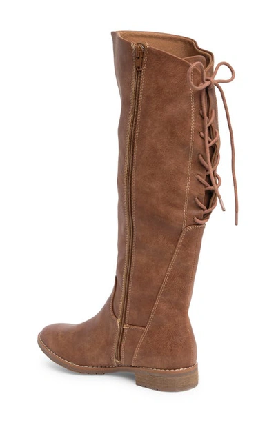 Eurosoft Wenda Faux Leather Boot In Luggage Tan
