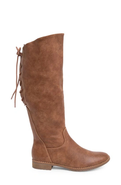 Eurosoft Wenda Faux Leather Boot In Luggage Tan
