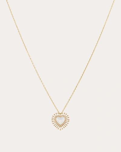 Shop L'atelier Nawbar Women's All Hearts On Me Pendant Necklace In White