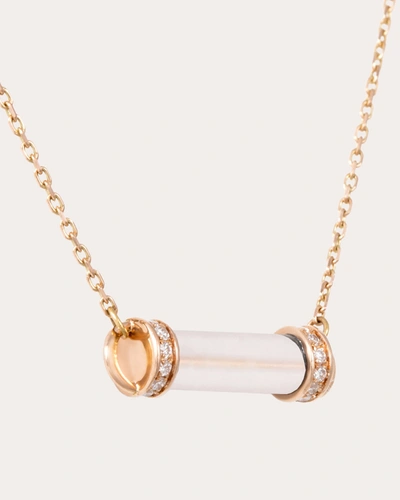 Shop L'atelier Nawbar Women's Single Pillar Choker Necklace In White