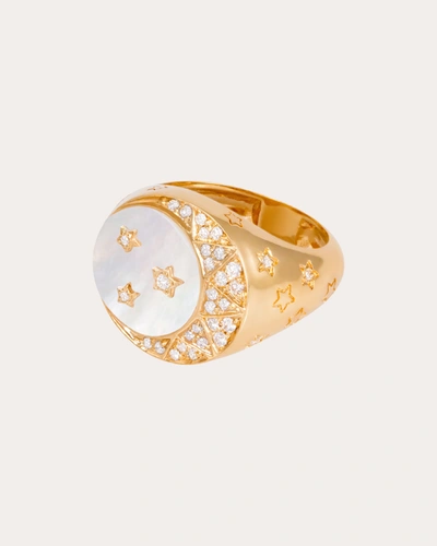 Shop L'atelier Nawbar Women's Moonlight Ring In White