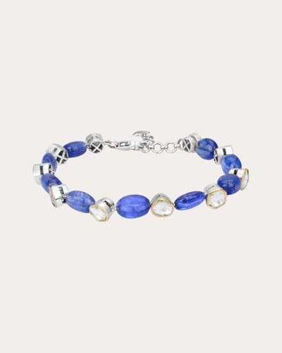 Shop Amrapali Women's Diamond & Tanzanite Bahaar Bracelet In Blue