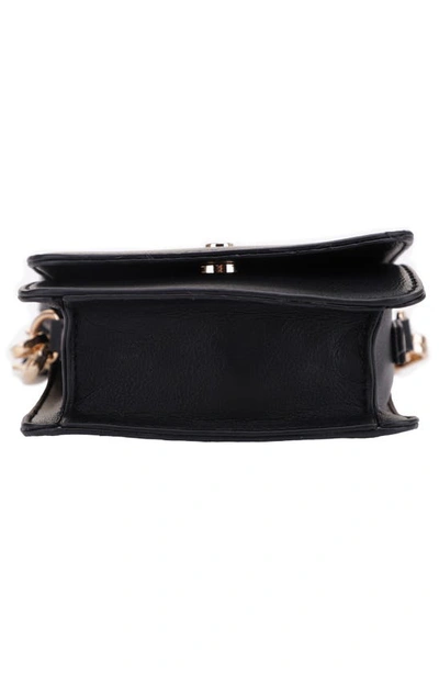 Mali + Lili Tanya Vegan Leather Crossbody Bag In Black