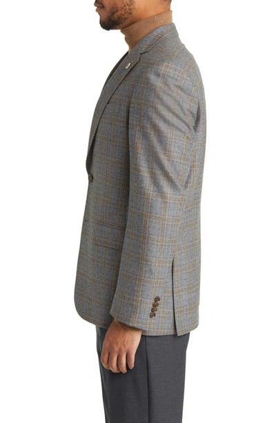 Shop Ted Baker Jay Slim Fit Plaid Wool Sport Coat In Tan