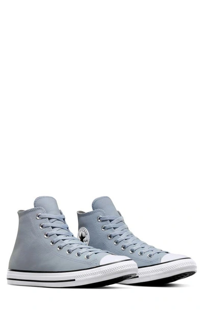 Shop Converse Gender Inclusive Chuck Taylor® All Star® Leather High Top Sneaker In Heirloom Silver/ Origin Story