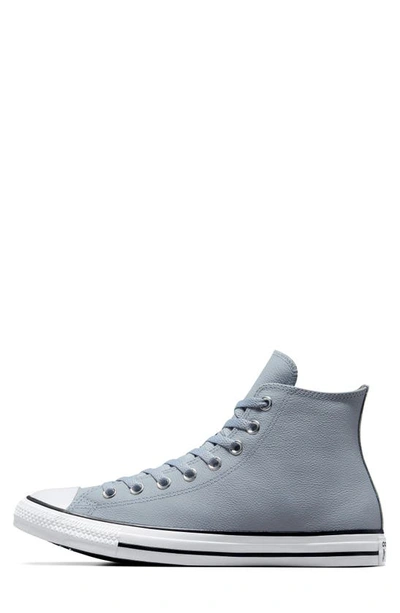Shop Converse Gender Inclusive Chuck Taylor® All Star® Leather High Top Sneaker In Heirloom Silver/ Origin Story