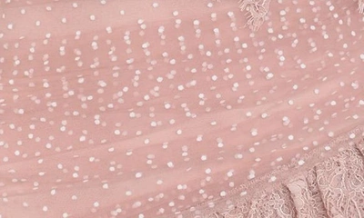 House Of Cb Sorrel Tulle Asymmetric Minidress In Blush