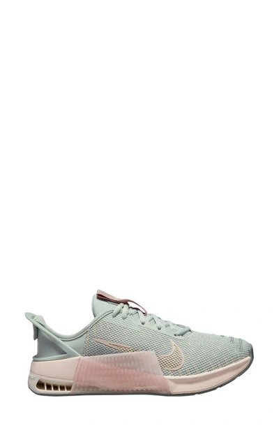 Shop Nike Metcon 9 Flyease Training Shoe In Silver/ Ivory/ Guava