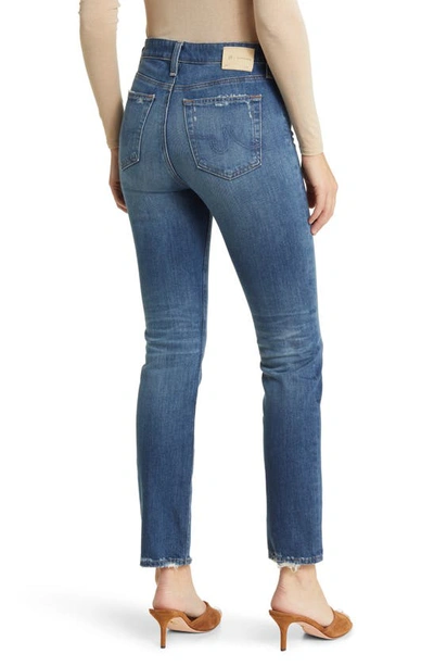 Shop Ag Mari High Waist Slim Straight Leg Jeans In 14 Years Metaphor