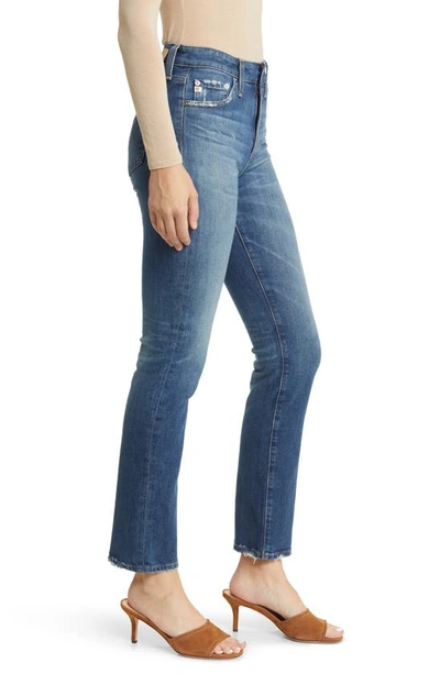 Shop Ag Mari High Waist Slim Straight Leg Jeans In 14 Years Metaphor