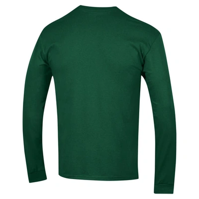 Shop Champion Green Michigan State Spartans Basketball Icon Long Sleeve T-shirt
