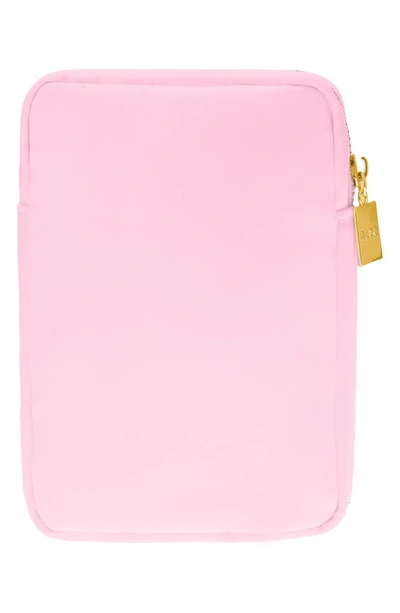 Shop Bloc Bags Mini Lipstick Cosmetics Bag In Baby Pink