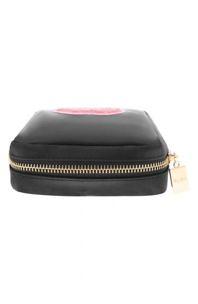 Bloc Bags Mini Kiss Cosmetic Bag In Black