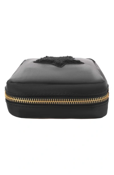 Bloc Bags Mini Star Cosmetics Bag In Black/ Black