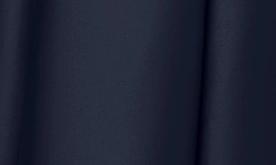 Adrianna Papell Boat-neck A-line Dress In Midnight