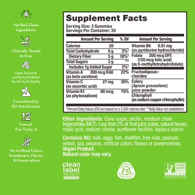 Hum Celery Juice Fiber Gummies In Default Title