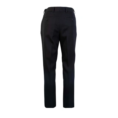 Shop Burberry Elegant Suit Black Men's Trousers