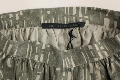Comeforbreakfast Mini Short A-line Skirt In Gray