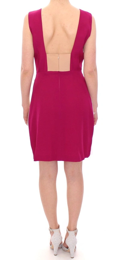 Cote Co|te Chic Pink & White Shift Women's Dress In White