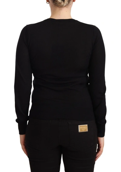 Shop Dolce & Gabbana Elegant Black Turtleneck Women's Sweater