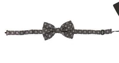 Shop Dolce & Gabbana Elegant Silk Black Bow Men's Tie