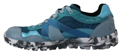 Dolce & Gabbana Elevate Your Sneaker Game With Chic Low Men's Tops In Blue