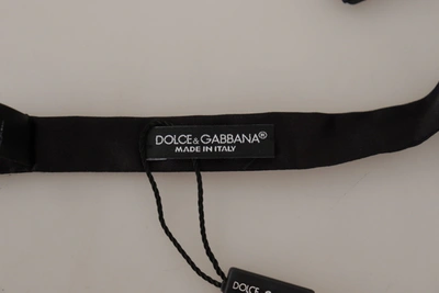 Shop Dolce & Gabbana Elegant Multicolor Silk Bow Men's Tie