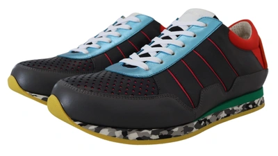 Dolce & Gabbana Multicolor Sport Low Top Shoes Sneakers In Multicolor