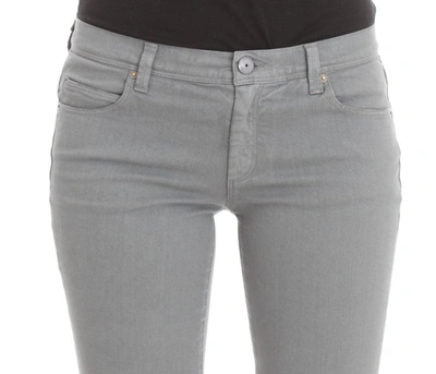 Ermanno Scervino Women  Cotton Blend Slim Fit Bootcut Jeans In Blue