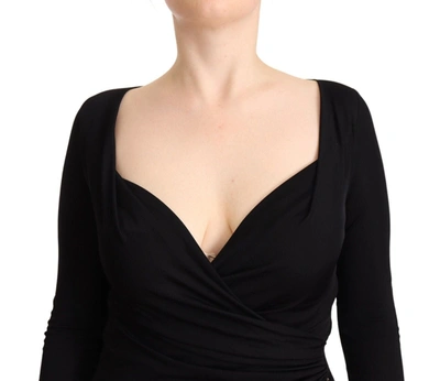 Shop Gianfranco Ferre Gf Ferre Elegant Black Sheath Dress With Sweetheart Women's Neckline