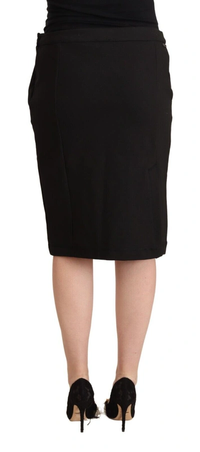 Shop Gianfranco Ferre Gf Ferre Chic Black Pencil Skirt Knee Women's Length