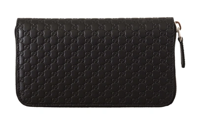 Shop Gucci Elegant Black Leather Zip-around Women's Wallet