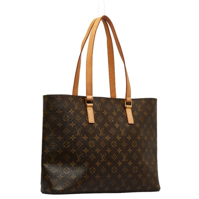 Pre-owned Louis Vuitton Luco Brown Canvas Tote Bag ()