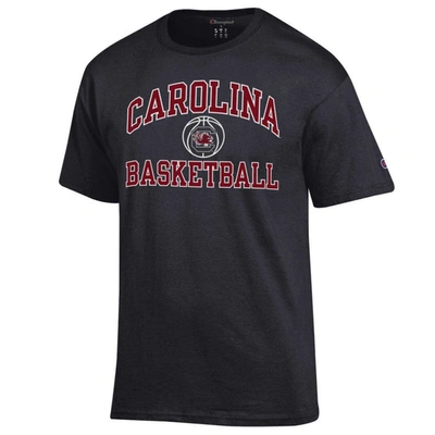 Shop Champion Black South Carolina Gamecocks Basketball Icon T-shirt
