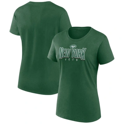 Shop Fanatics Branded  Green New York Jets Route T-shirt