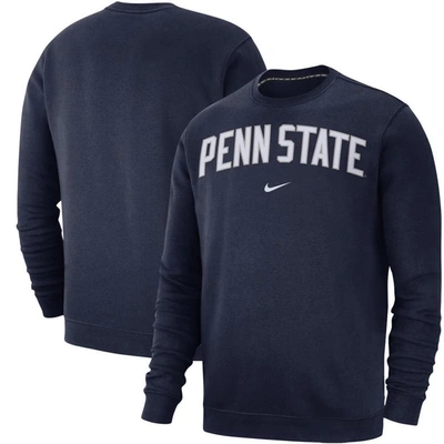 Shop Nike Navy Penn State Nittany Lions Club Fleece Sweatshirt