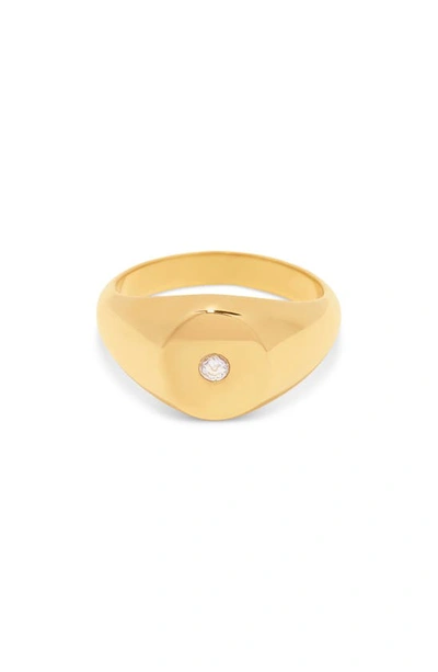 Shop Brook & York Cecilia Signet Ring In Gold