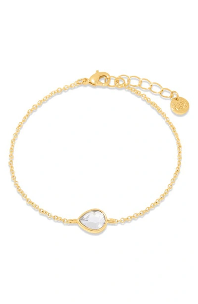 Shop Brook & York Cecilia Crystal Station Bracelet In Gold