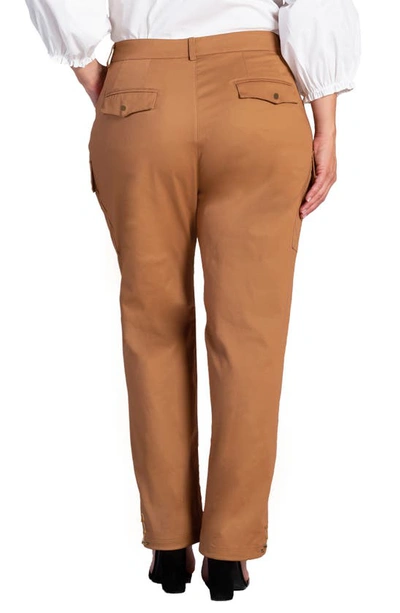 S And P Feza Cargo Pants In Khaki