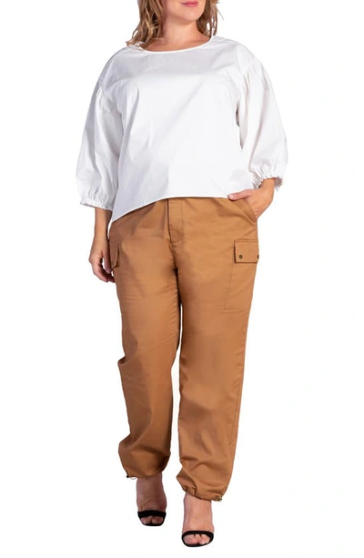 S And P Feza Cargo Pants In Khaki