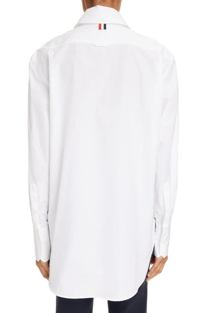 Thom Browne White Cotton Shirt In White