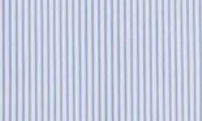 Shop Thom Browne Stripe Long Sleeve Cotton Maxi Shirtdress In Medium Blue