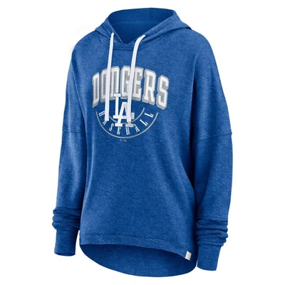 Shop Fanatics Branded Heather Royal Los Angeles Dodgers Luxe Pullover Hoodie
