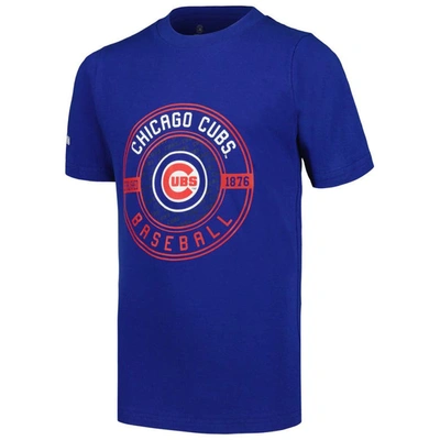 Shop Stitches Youth  Royal/white Chicago Cubs T-shirt Combo Set