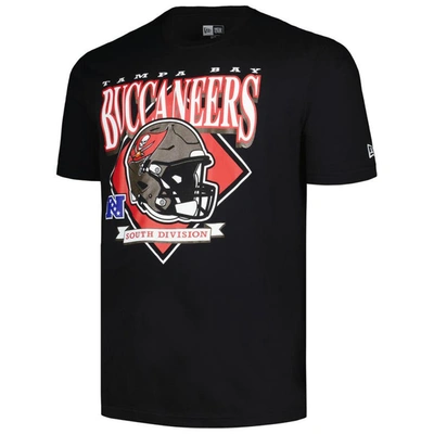 Shop New Era Black Tampa Bay Buccaneers Big & Tall Helmet T-shirt
