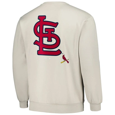 Shop Pleasures Gray St. Louis Cardinals Ballpark Pullover Sweatshirt