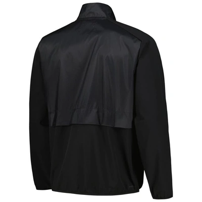 Shop Adidas Originals Adidas Black Ecu Pirates Sideline Aeroready Raglan Quarter-zip Jacket
